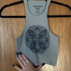 Pacsun print crop top